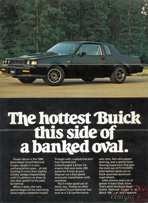 1984 Buick Grand National Folder Page 2